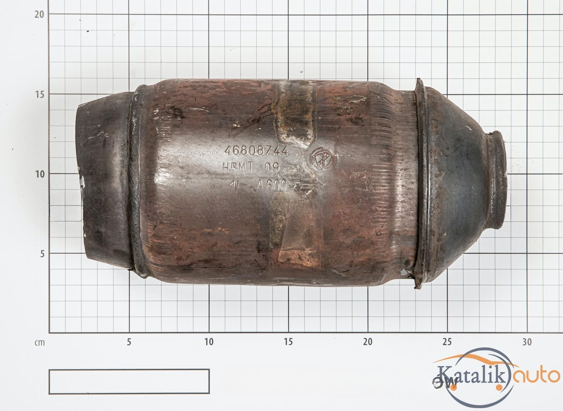 Катализатор от FIAT 46808744/46798929/METAL/ICP