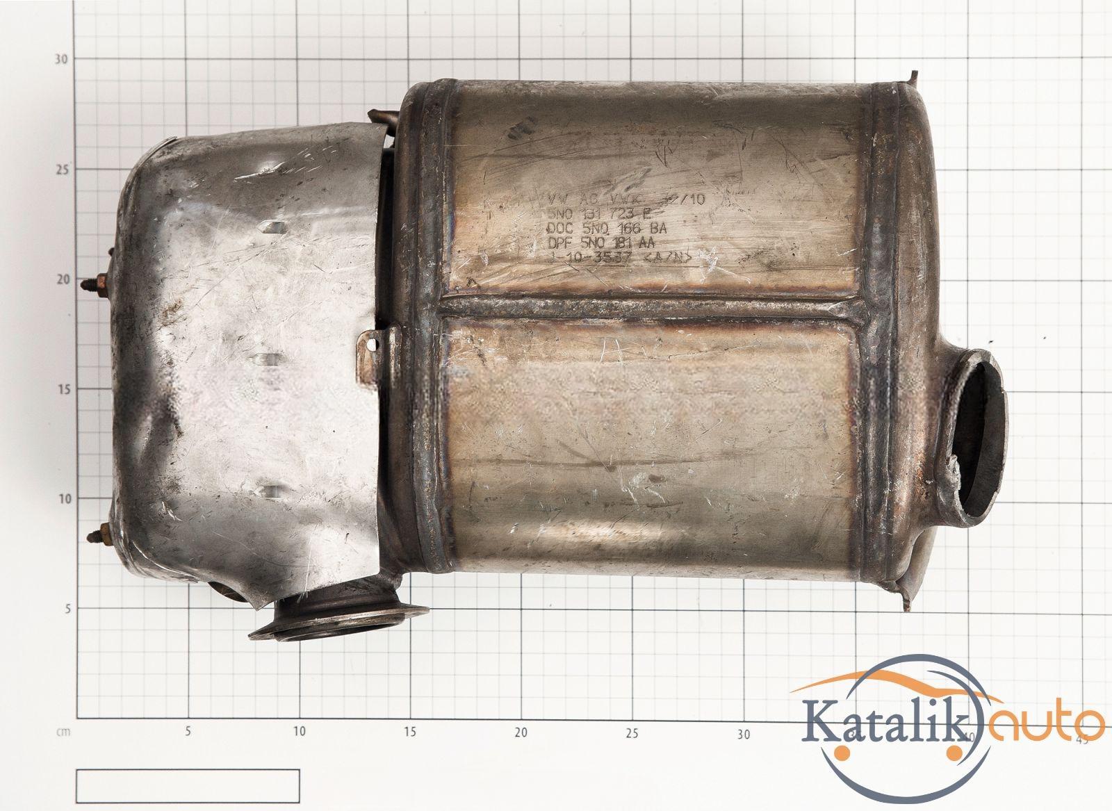 Катализатор от VOLKSWAGEN/AUDI/SKODA 5N0131765A/5N0181BA/5N0166CA