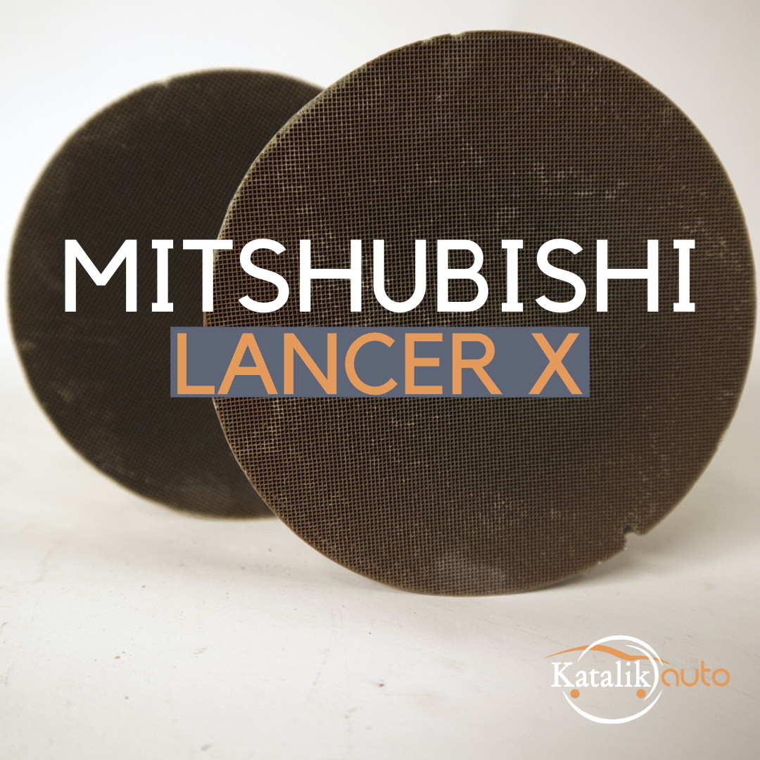 Фото катализатора с Mitsubishi Lancer X